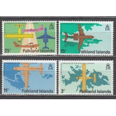Falkland - Correo Yvert 283/6 ** Mnh Aviones