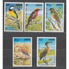 Kenya - Correo Yvert 284/8 ** Mnh  Fauna aves