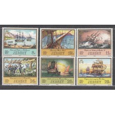 Jersey - Correo 1983 Yvert 287/92 ** Mnh Barcos