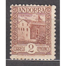 Andorra Española Sueltos 1935 Edifil 28 (*) Mng
