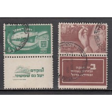Israel - Correo 1950 Yvert 29/30 usado