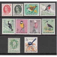 Australia - Correo 1963 Yvert 290/8 * Mh Fauna. Aves