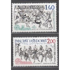 Andorra Francesa Correo 1981 Yvert 292/3 ** Mnh Europa