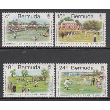 Bermudas - Correo Yvert 292/5 ** Mnh Deportes tenis