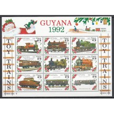 Guayana Britanica - Correo Yvert 2962/70 ** Mnh Trenes