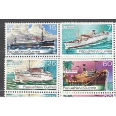 Papua y Nueva Guinea - Correo Yvert 297/300 ** Mnh Barcos