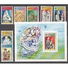 Grenada-Grenadines - Correo Yvert 297/303+H.45 ** Mnh Navidad