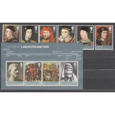 Gran Bretaña - Correo 2008 Yvert 2983/6+H.54 ** Mnh Reyes británicos