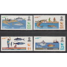Brunei - Correo Yvert 299/302 ** Mnh  Fauna marina