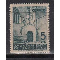 Barcelona Correo 1938 Edifil 19 ** Mnh Puerta gótica