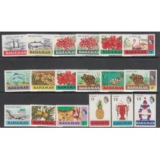 Bahamas - Correo 1971 Yvert 302/19 ** Mnh Fauna y flora