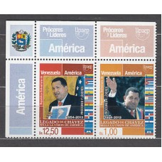 Venezuela 2014 Upaep Yvert 3054/55 ** Mnh