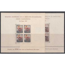 Barcelona Correo 1941 Edifil 31/2 * Mh Navidad