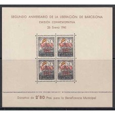 Barcelona Correo 1941 Edifil 32 ** Mnh Navidad