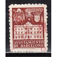 Barcelona Correo 1942 Edifil 33 Usado - Ayuntamiento