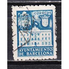 Barcelona Correo 1942 Edifil 34 Usado - Ayuntamiento