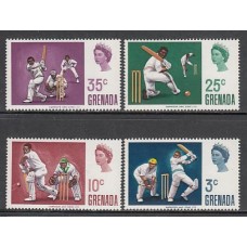 Grenada - Correo 1969 Yvert 306/9 ** Mnh Deportes criket