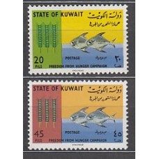 Kuwait - Correo 1966 Yvert 307/8 ** Mnh  Fauna peces