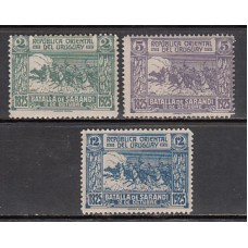 Uruguay - Correo 1925 Yvert 307/9 ** Mnh