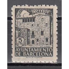 Barcelona Correo 1943 Edifil 46 ** Mnh Casa Padellas