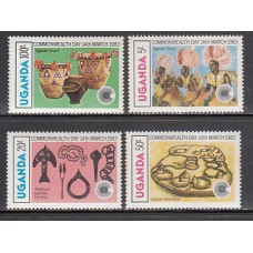 Uganda - Correo Yvert 308/11 ** Mnh  Cultura Ugandesa