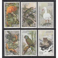 Jersey - Correo 1984 Yvert 308/13 ** Mnh Fauna aves