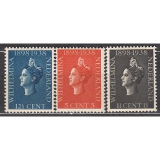 Holanda - Correo 1938 Yvert 309/11 ** Mnh 