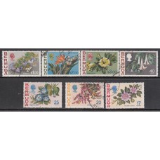 Bermudas - Correo Yvert 310/6 usado Flores