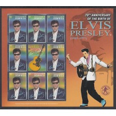Dominica - Correo 2005 Yvert 3150 Minihoja ** Mnh Elvis Presley