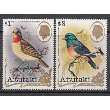 Aitutaki Correo Yvert 316/7 ** Mnh Fauna Aves