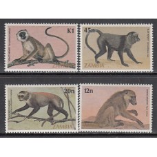 Zambia - Correo Yvert 317/20 ** Mnh   Fauna