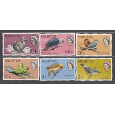 Mauricio - Correo Yvert 317/22 ** Mnh  Fauna aves