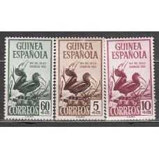 Guinea Correo 1952 Edifil 318/20 ** Mnh