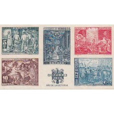 España Beneficencia 1939 Edifil 35/5D ** Mnh