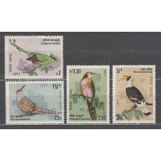 Nepal - Correo Yvert 319/22 ** Mnh   Fauna aves