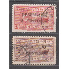 Venezuela - Correo 1951 Yvert 320/1 usado