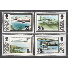 Salomon - Correo Yvert 320/3 ** Mnh Aviones