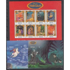 Grenada - Correo 1998 Yvert 3209/16+H.474/5 ** Mnh Walt Disney