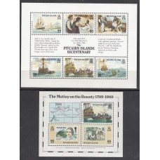 Pitcairn - Correo Yvert 323/8+H 10 ** Mnh Barcos