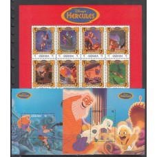 Grenada - Correo 1998 Yvert 3231/8+H.479/80 ** Mnh Walt Disney