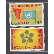 Uganda - Correo Yvert 324/5 ** Mnh