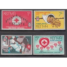 Kenya - Correo Yvert 327/30 ** Mnh  Cruz roja