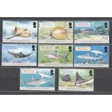 Oceano Indico - Correo Yvert 327/34 ** Mnh  Fauna peces