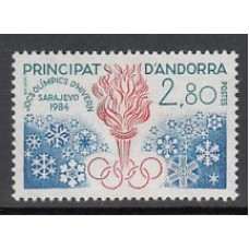 Andorra Francesa Correo 1984 Yvert 327 ** Mnh Olimpiadas