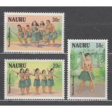 Nauru - Correo Yvert 329/31 ** Mnh Danzas