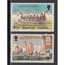 Man - Correo 1974 Yvert 33/4 ** Mnh Barcos