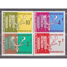 Ruanda - Correo Yvert 33/6 ** Mnh