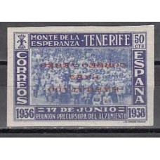 Canarias Variedades 1938 Edifil 56his ** Mnh