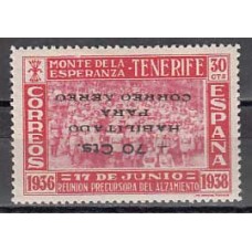 Canarias Variedades 1938 Edifil 57hi * Mh