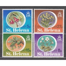 Santa Helena - Correo Yvert 332/5 ** Mnh  Flores